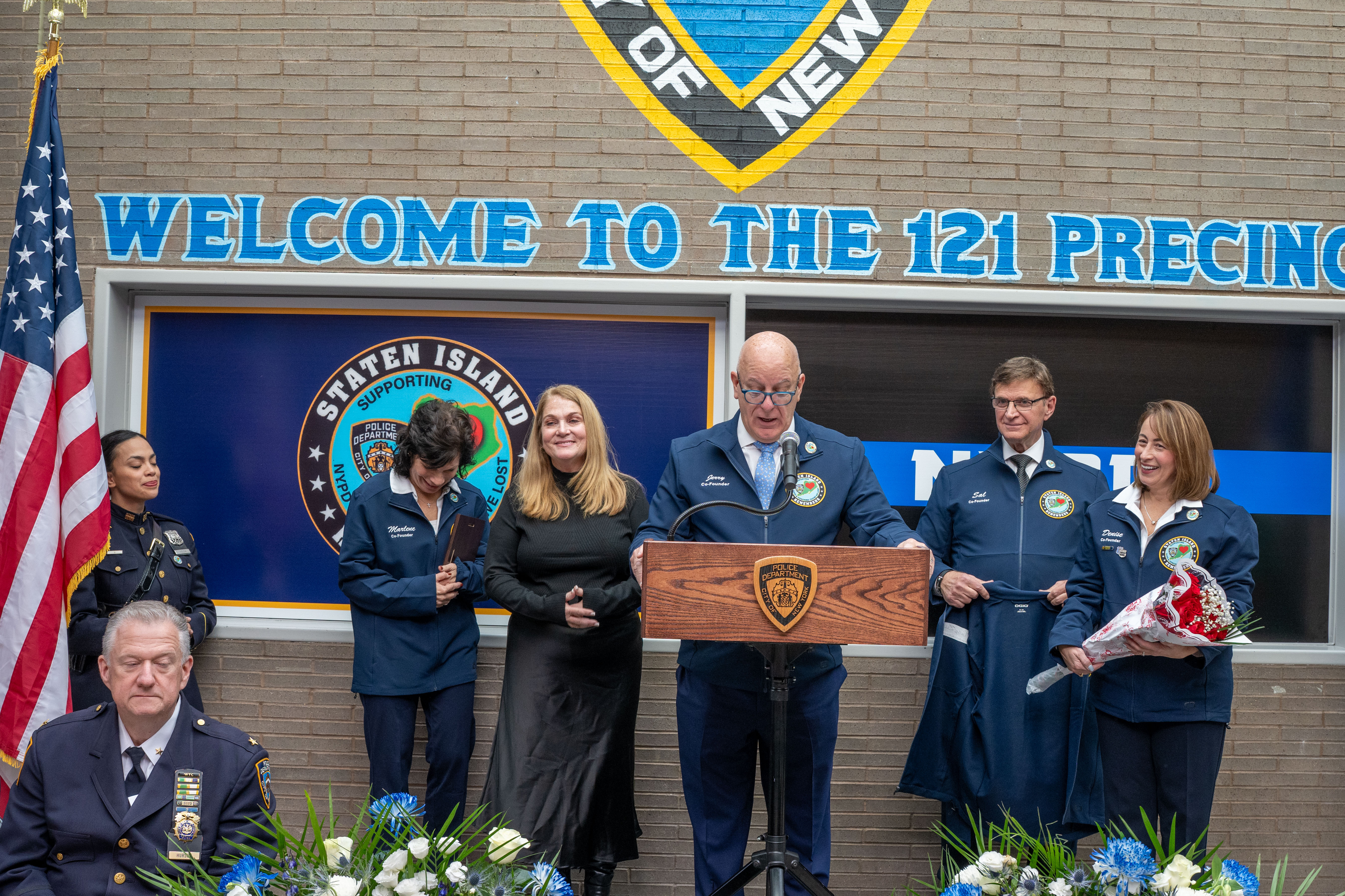 Staten Island Remembers ceremony at the 121st Precinct