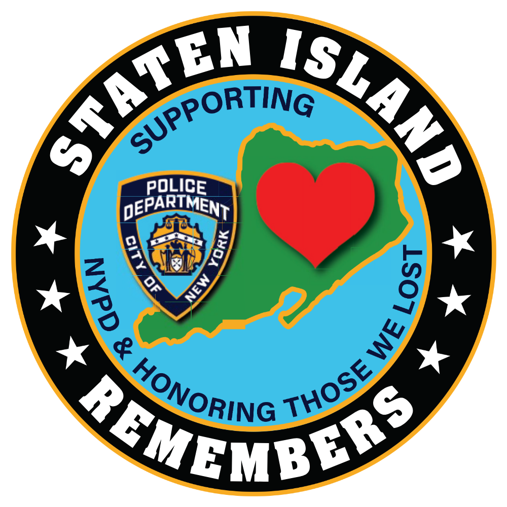 Staten Island Remembers circular emblem — supporting NYPD and honoring those we lost